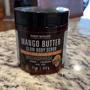 New/sealed FIRST  BOTANY mango butter body gloss grub